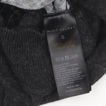 Womens UK Size S Mint Velvet Black Pullover Jumper