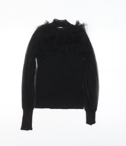 Womens UK Size S Morgan Black Pullover Jumper