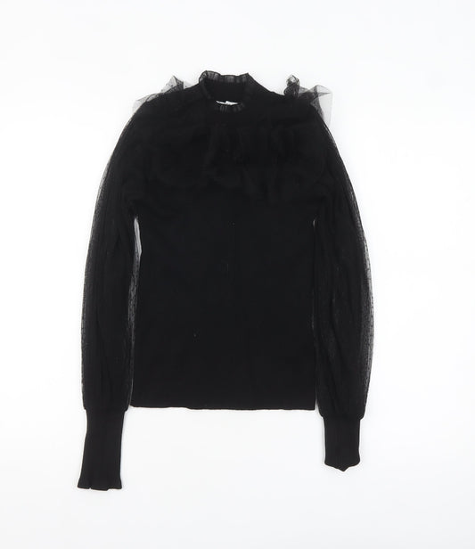 Womens UK Size S Morgan Black Pullover Jumper