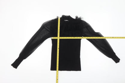 Womens UK Size S Morgan Black Pullover Jumper