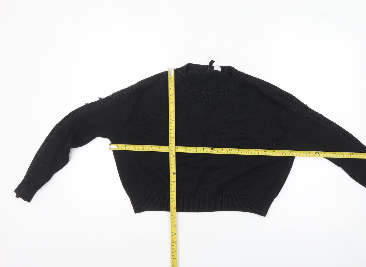 Womens UK Size S H&M Black Pullover Jumper