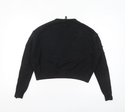 Womens UK Size S H&M Black Pullover Jumper
