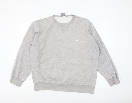 Mens UK Size XL Nike Grey Pullover Sweatshirt