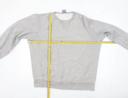 Mens UK Size XL Nike Grey Pullover Sweatshirt