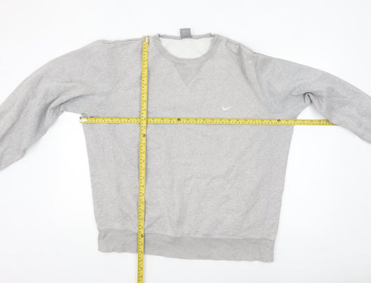 Mens UK Size XL Nike Grey Pullover Sweatshirt