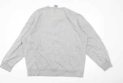 Mens UK Size XL Nike Grey Pullover Sweatshirt