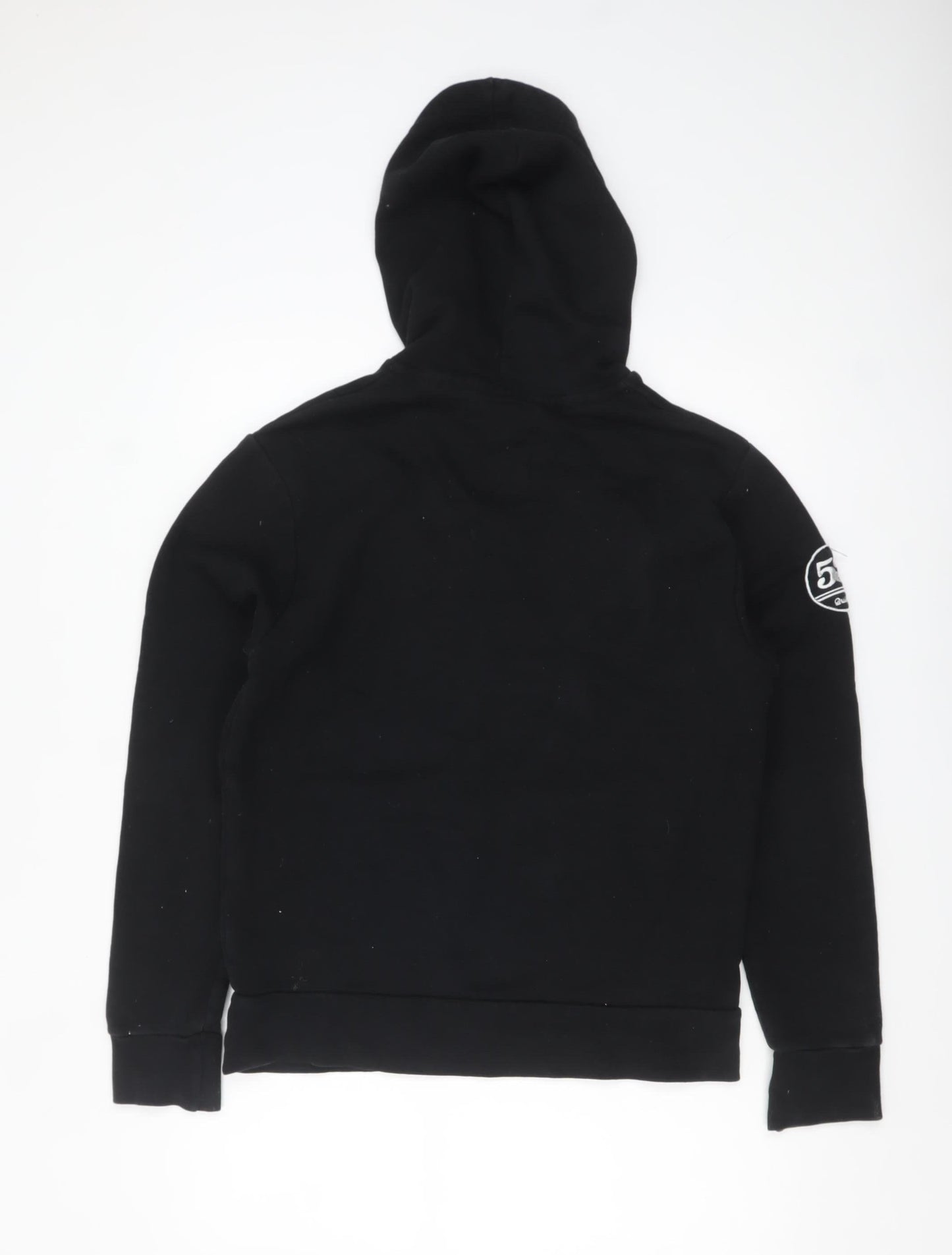 Mens UK Size S QuikFire Black Pullover Hoodie
