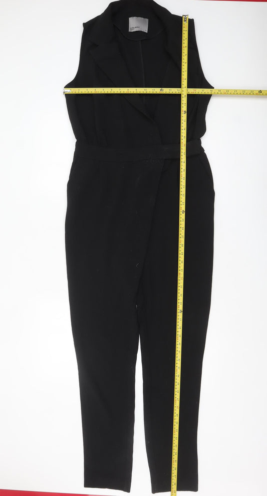 Womens UK Size 10 VERO MODA One-Piece Black Jumpsuit