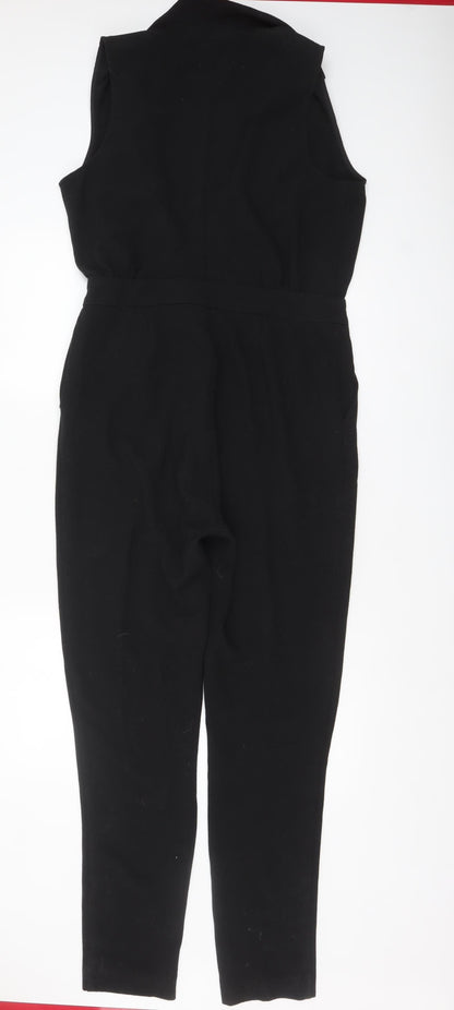Womens UK Size 10 VERO MODA One-Piece Black Jumpsuit