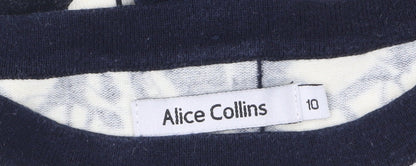 Womens UK Size 10 Alice Collins Multicoloured Cardigan Jumper