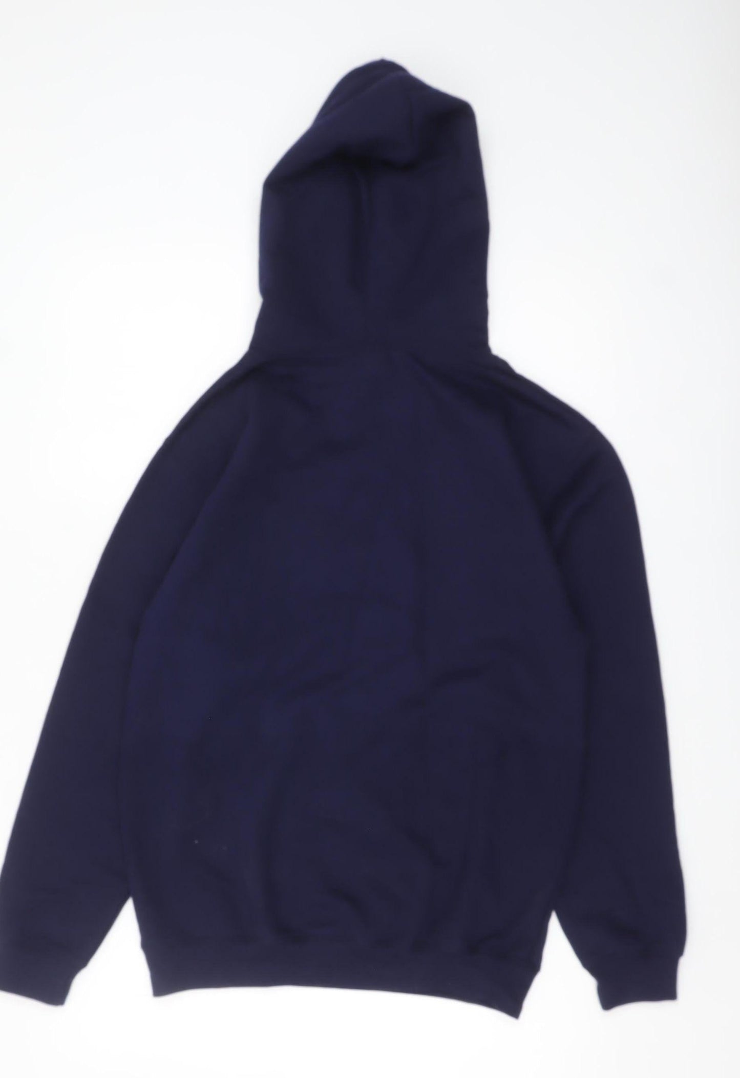 Unisex Adults UK Size S Just Hoods Blue Pullover Hoodie