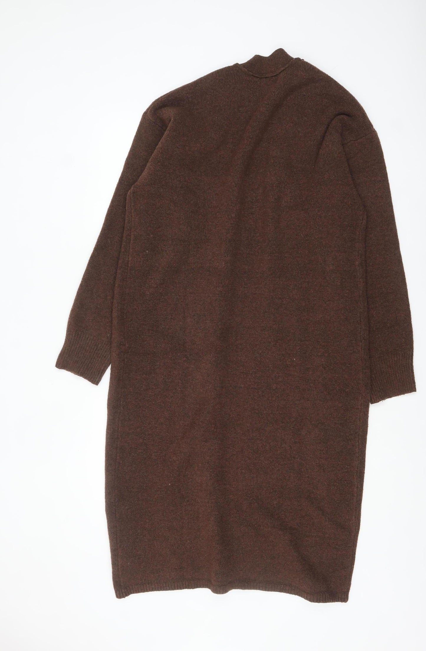 Womens UK Size S ASOS DESIGN Brown Cardigan Jumper