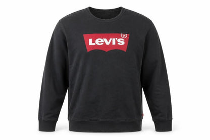 Mens UK Size L Levi's Black Pullover Sweatshirt
