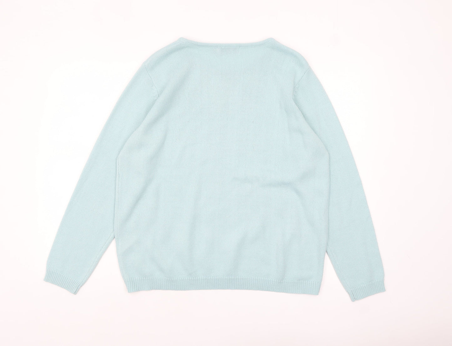 Womens UK Size L Honor Millburn Blue Pullover Jumper