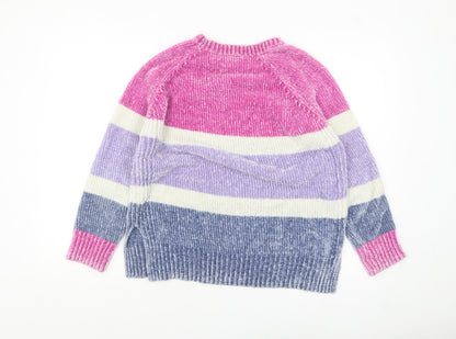 Womens UK Size M George Multicoloured Pullover Jumper