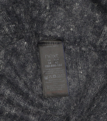 Womens UK Size 14 NEXT Grey Cardigan Jumper