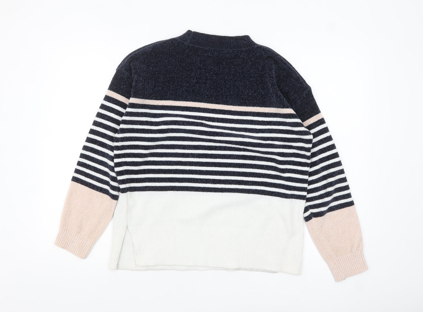 Womens UK Size 10 F&F Blue Pullover Jumper