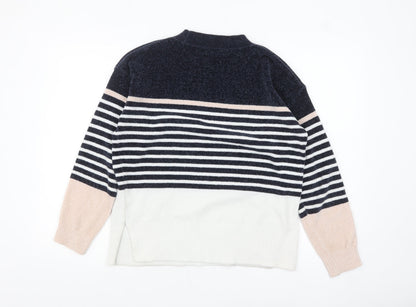 Womens UK Size 10 F&F Blue Pullover Jumper