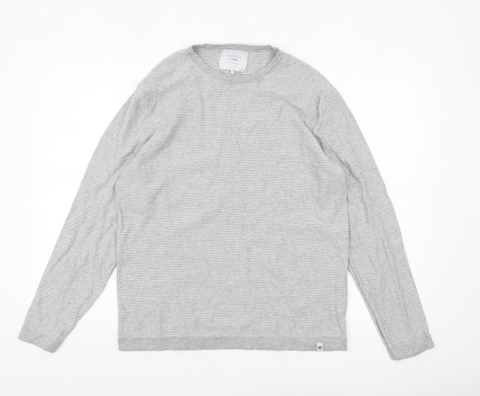 Mens UK Size L JACK & JONES Grey Pullover Jumper