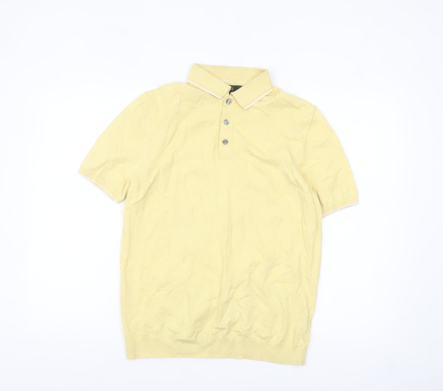 Mens UK Size M Marks and Spencer Cotton Blend Polo Shirt