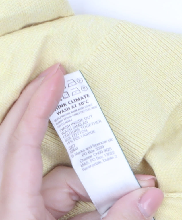 Mens UK Size M Marks and Spencer Cotton Blend Polo Shirt