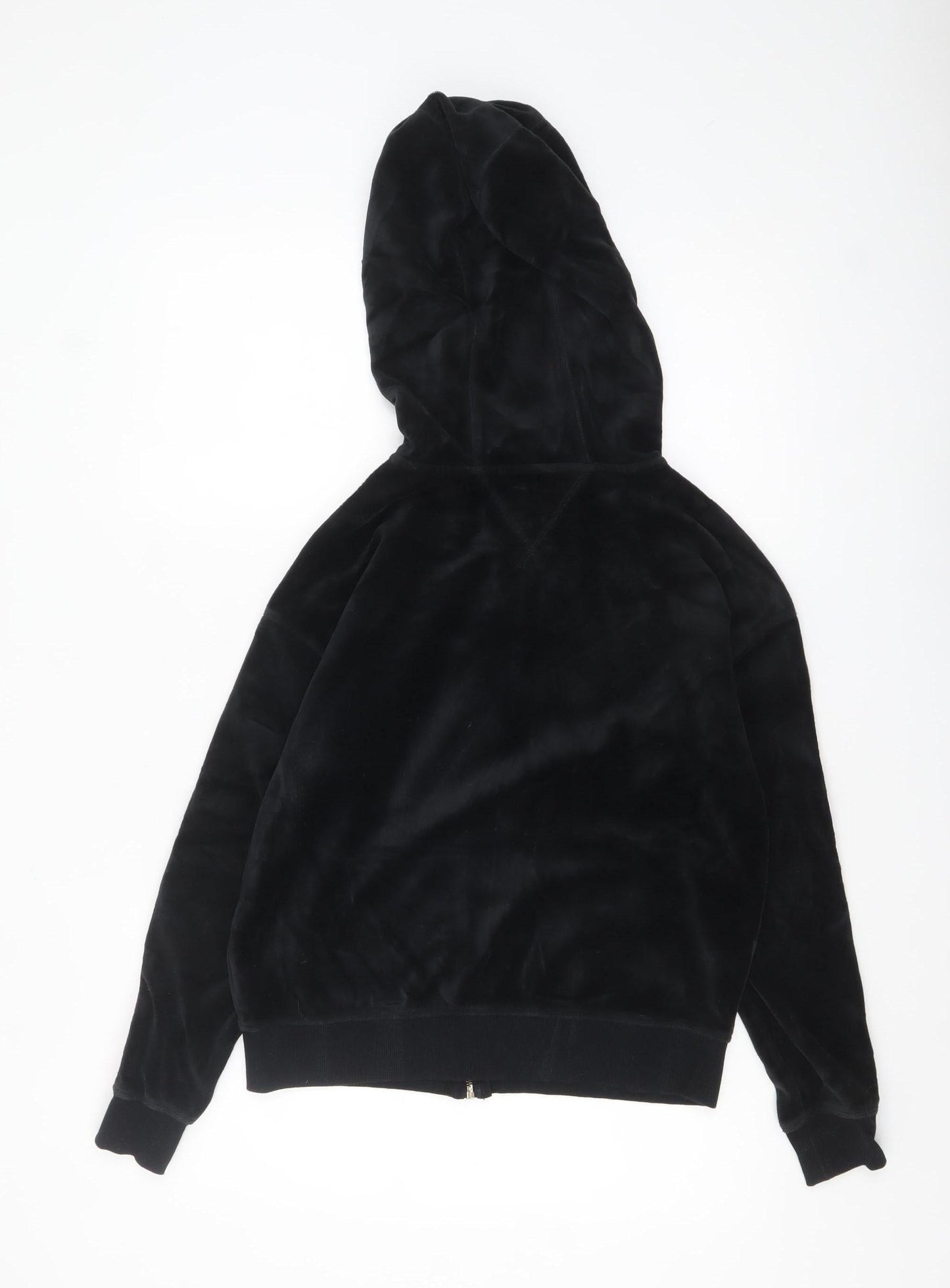Womens UK Size XS Tommy Hilfiger Black Full Zip Hoodie
