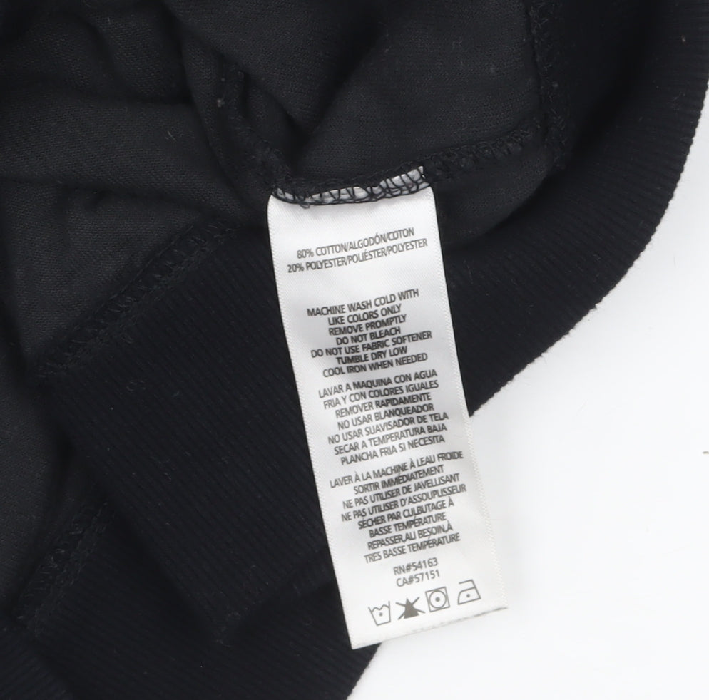 Womens UK Size XS Tommy Hilfiger Black Full Zip Hoodie