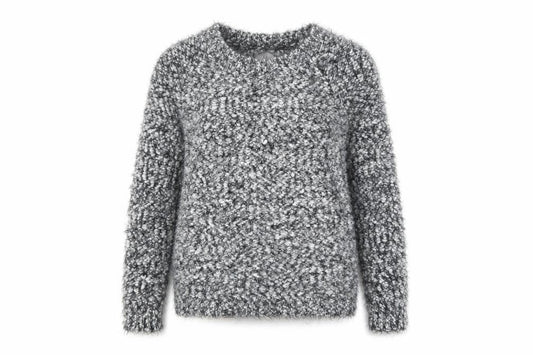 Womens UK Size S Quiz Grey Pullover Jumper