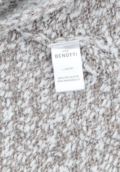 Womens UK Size 16 Gina Benotti Beige Cardigan Jumper