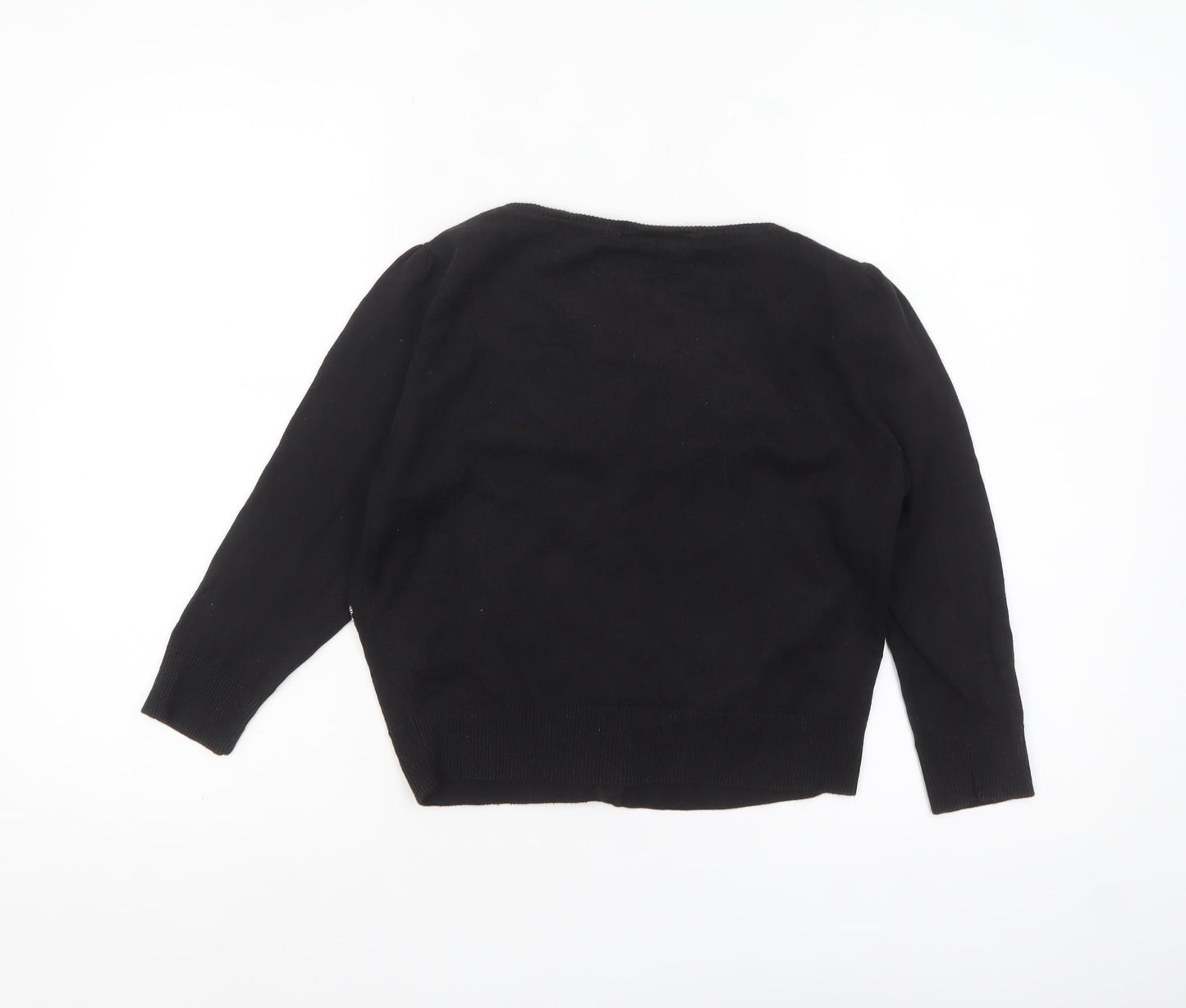 Womens UK Size 14 New Look Black Cardigan Jumper