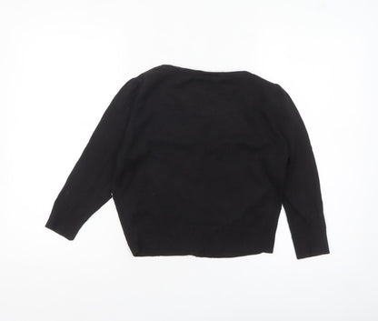 Womens UK Size 14 New Look Black Cardigan Jumper