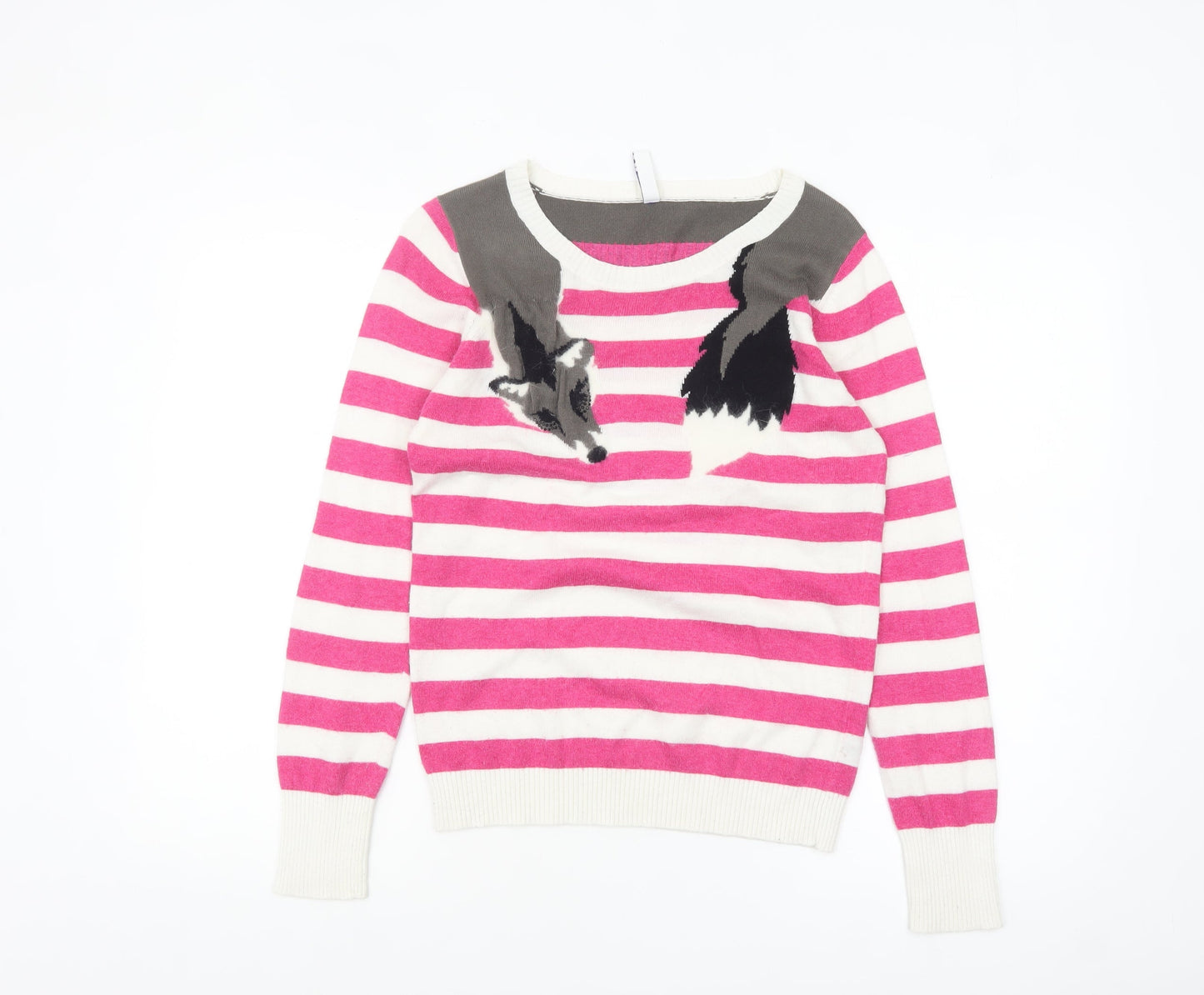 Womens UK Size 10 Henry Holland Pink Pullover Jumper