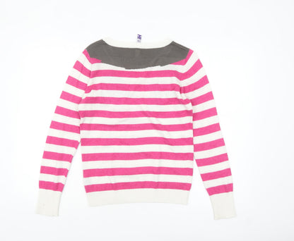 Womens UK Size 10 Henry Holland Pink Pullover Jumper