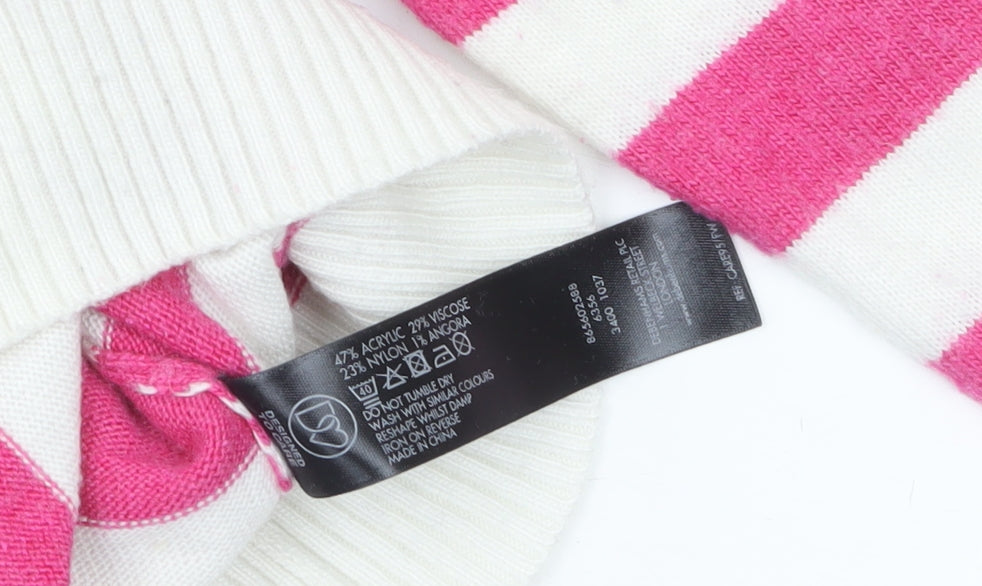 Womens UK Size 10 Henry Holland Pink Pullover Jumper