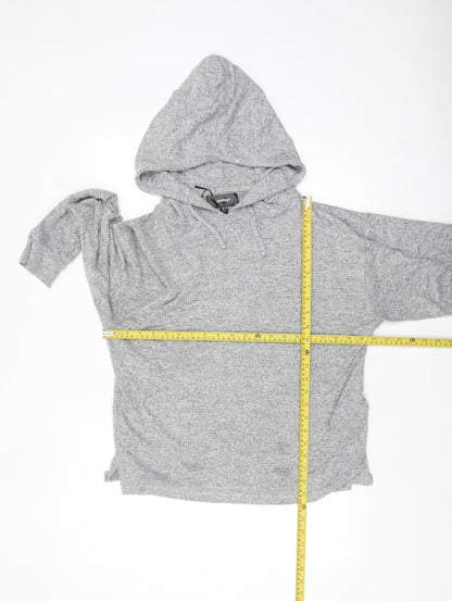 Womens UK Size 16 Golddigga Grey Pullover Hoodie