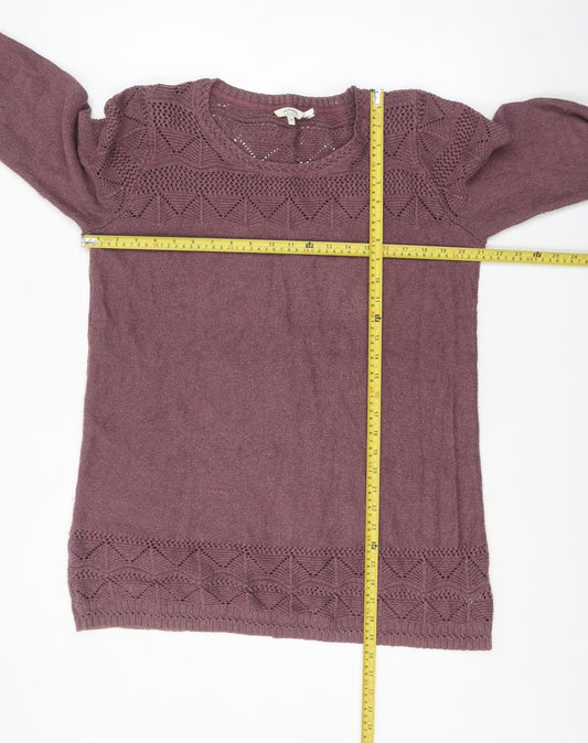 Womens UK Size 18 FatFace Purple Pullover Jumper
