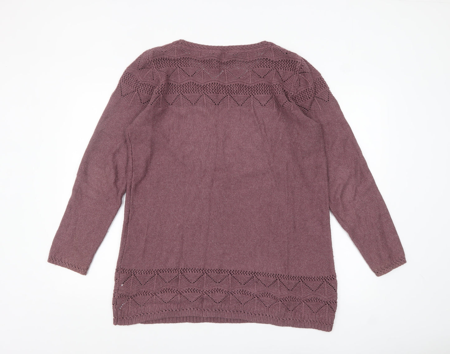 Womens UK Size 18 FatFace Purple Pullover Jumper