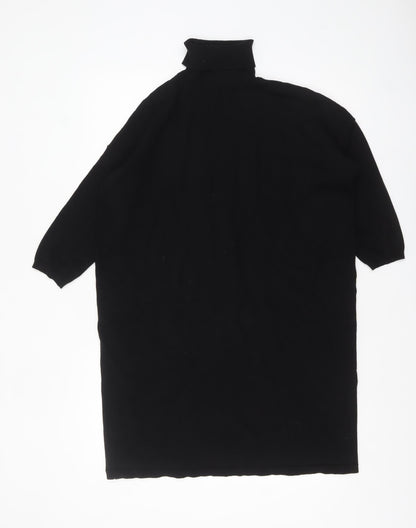 Womens UK Size 10 Hush Black Tunic Jumper