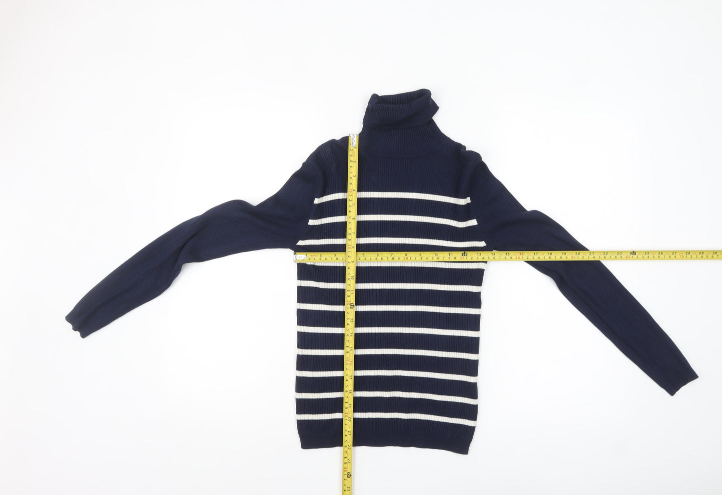 Womens UK Size 6 Marks and Spencer Blue Pullover Jumper