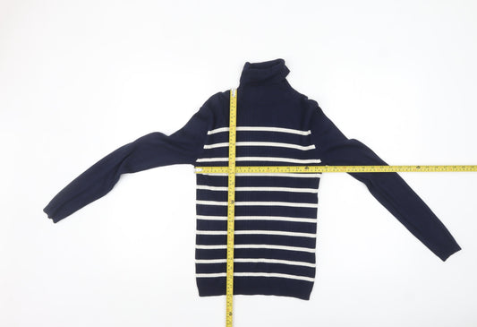 Womens UK Size 6 Marks and Spencer Blue Pullover Jumper