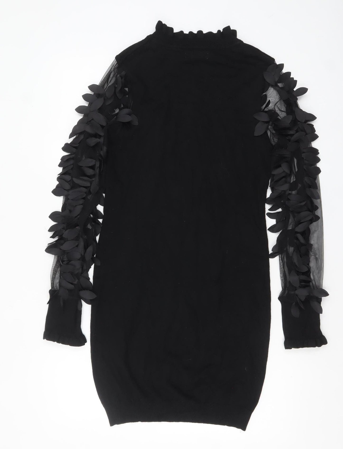 Womens UK Size M Wild Flower Bodycon Dress