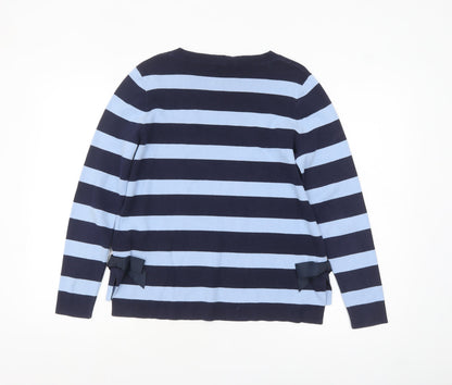 Womens UK Size M Oasis Blue Pullover Jumper