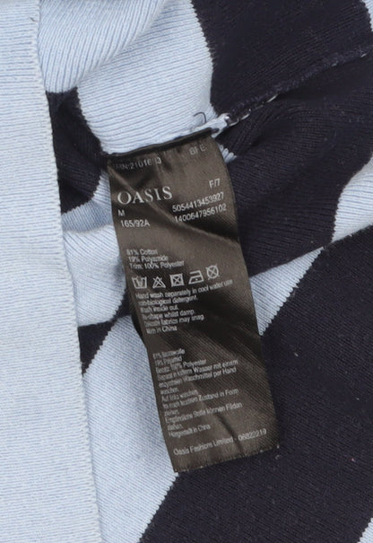 Womens UK Size M Oasis Blue Pullover Jumper