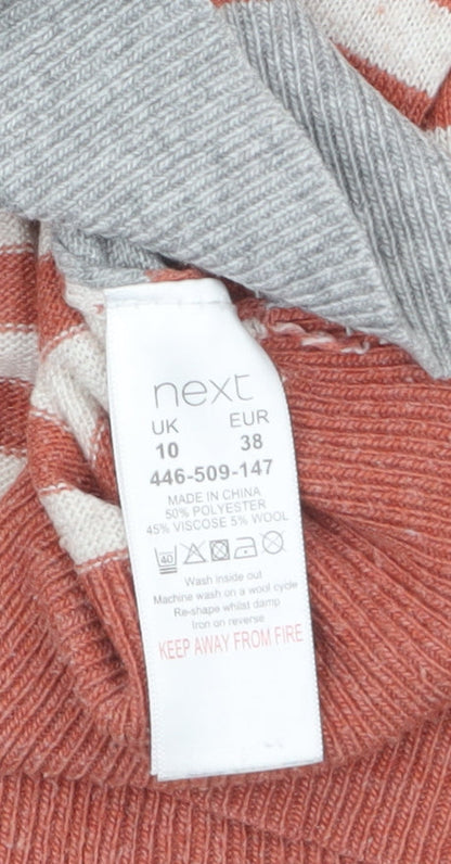 Womens UK Size 10 NEXT Multicoloured Pullover Jumper