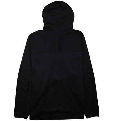 Mens UK Size XL Reebok Black 1/2 Zip Hoodie