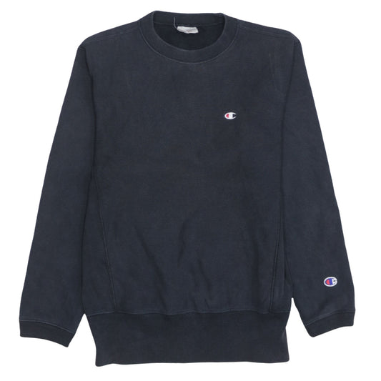Mens UK Size S Champion Black Pullover Sweatshirt