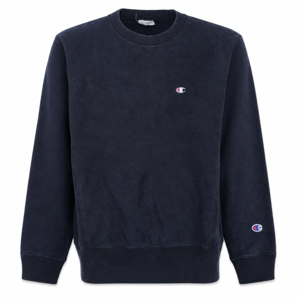 Mens UK Size S Champion Black Pullover Sweatshirt