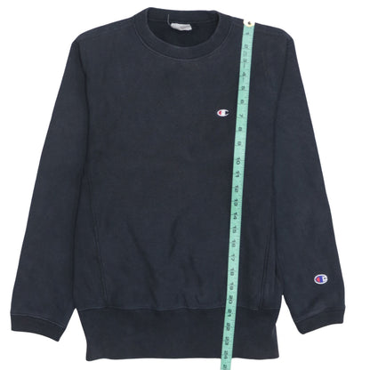 Mens UK Size S Champion Black Pullover Sweatshirt