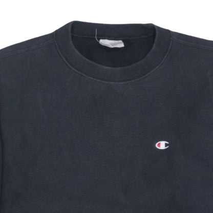 Mens UK Size S Champion Black Pullover Sweatshirt