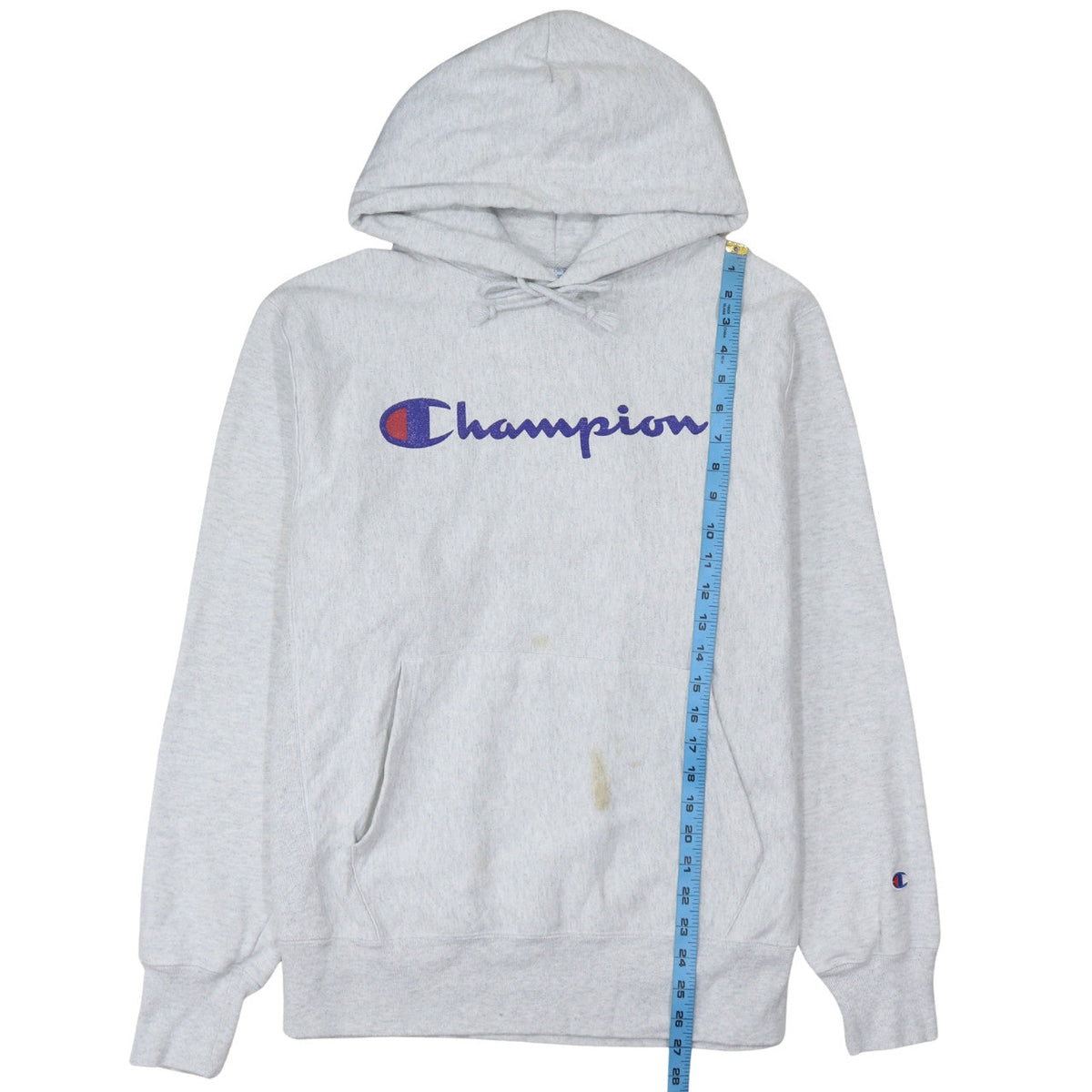 Mens UK Size M Champion Grey Pullover Hoodie